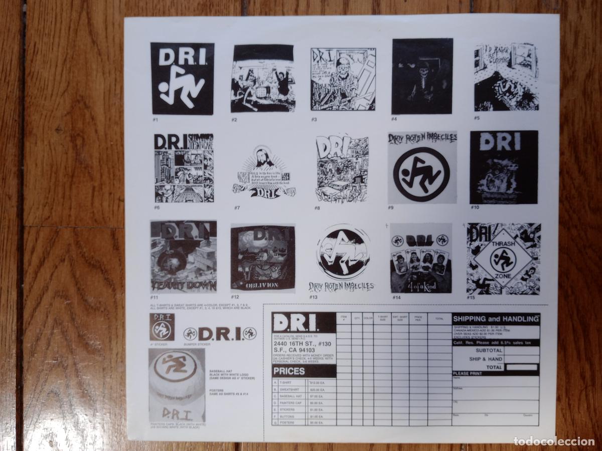 Discos de vinilo: D.R.I. - thrash zone - Foto 4