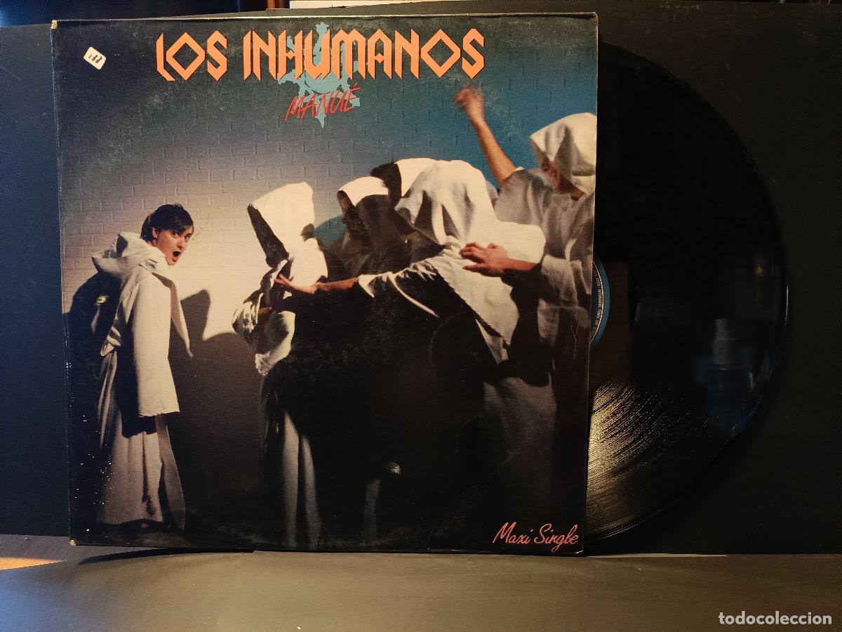 Discos de vinilo: los inhumanos,, manue, maxi 1985 pepeto