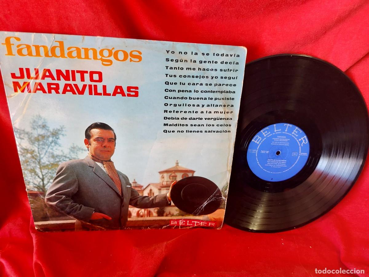 Discos de vinilo: LP, JUANITO MARAVILLAS FANDANGOS 1967 ( PEDIDOS M&Iacute;NIMOS 10 &euro; ) CAJA N.&ordm; 4 - LP