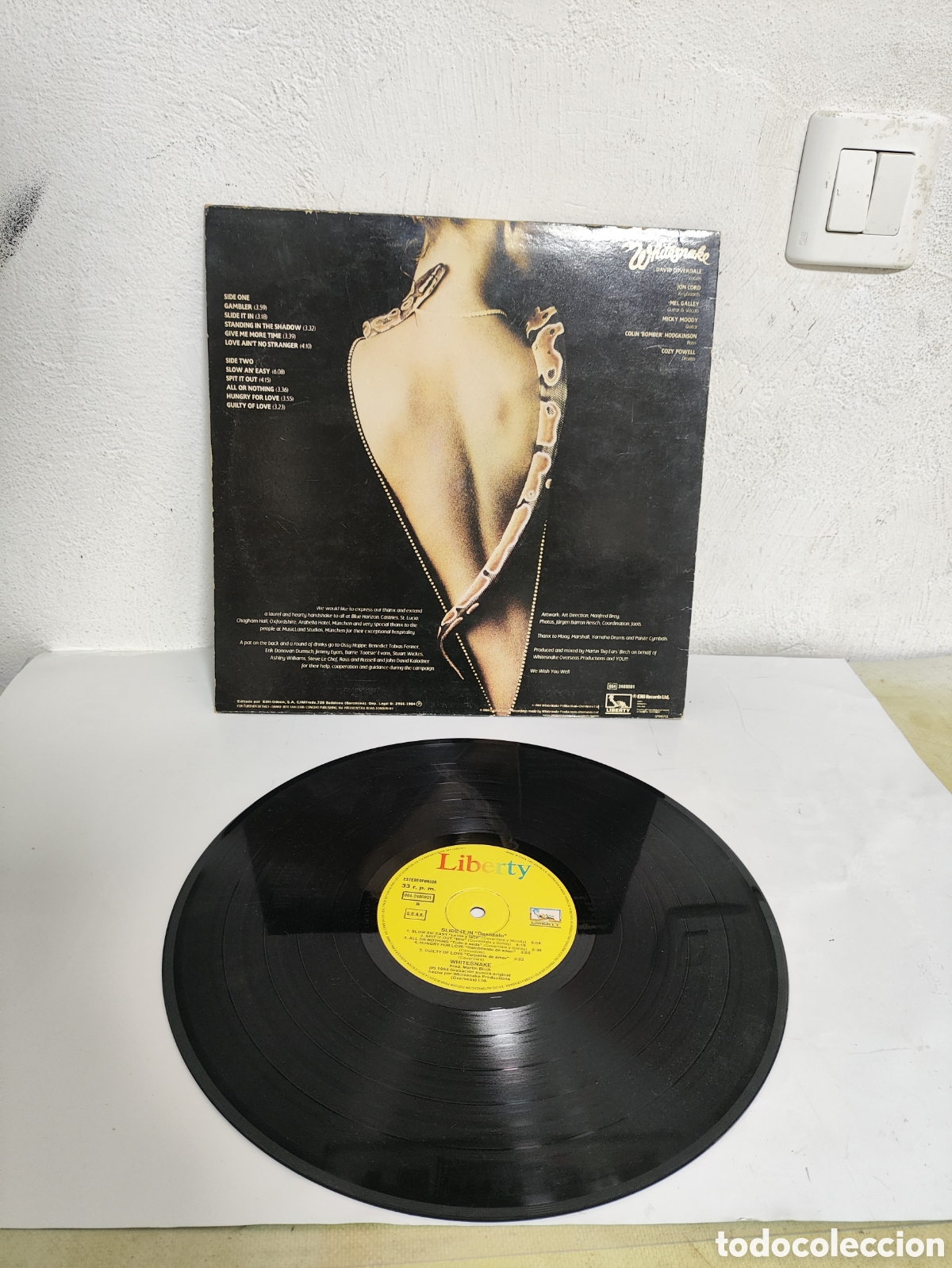 Discos de vinilo: Vinilo Whitesnake - Slide It In - Foto 3