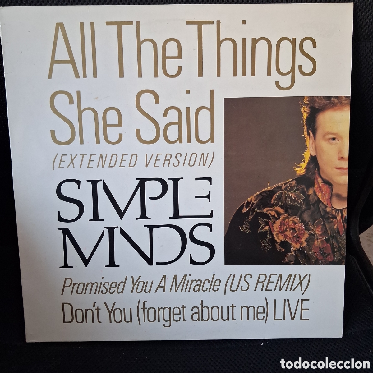 Discos de vinilo: Simple Minds &ndash;All The Things She Said (Versi&oacute;n extendida) - Foto 1