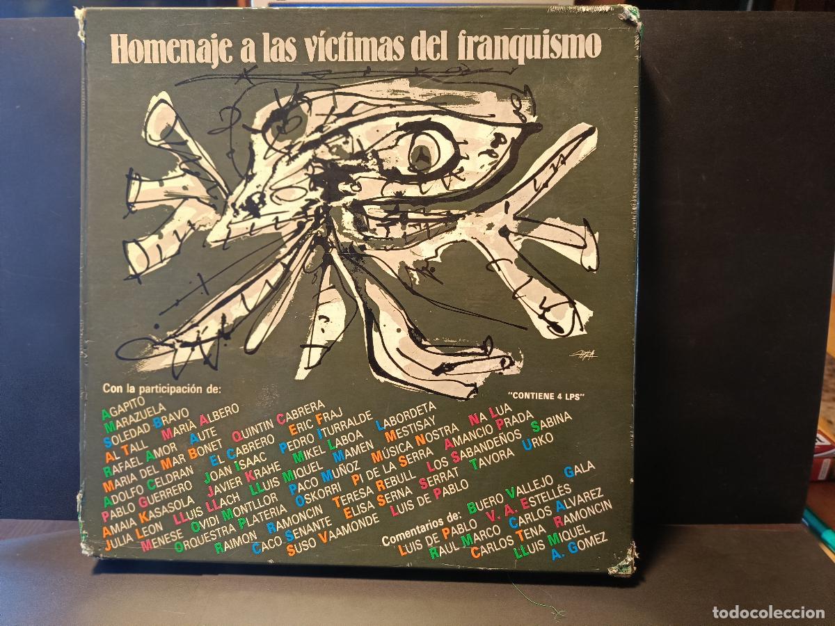 Discos de vinilo: HOMENAJE A LAS VICTIMAS DEL GRANQUISMO BOX LIBRETO 4 LPS PEPETO