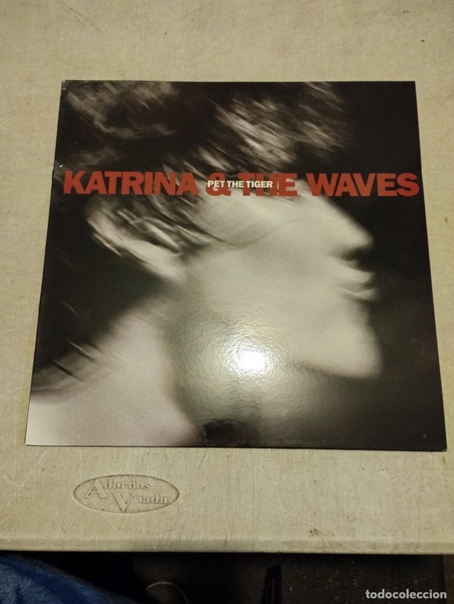 Discos de vinilo: KATRINA AND THE WAVESLP PET THE TIGER ESP.1991 ENCARTE LETRAS