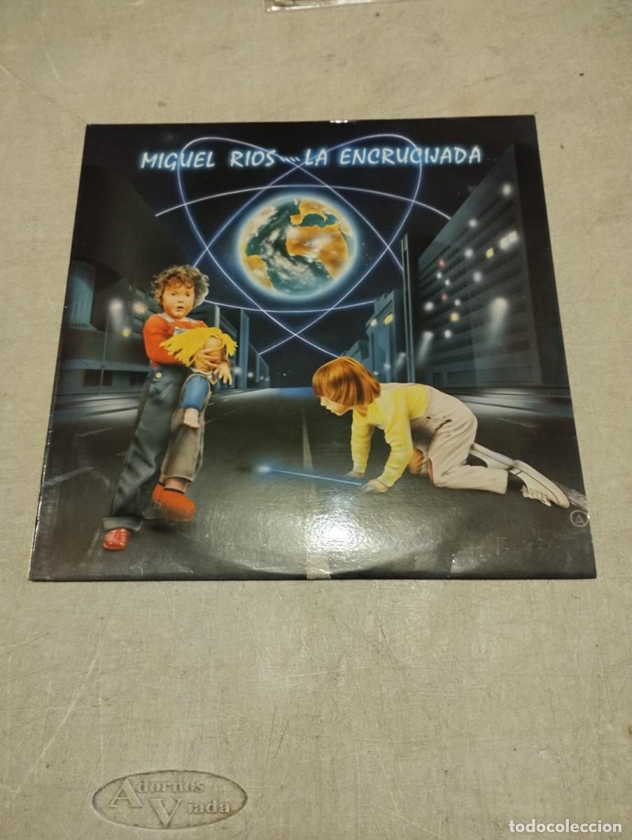 Discos de vinilo: MIGUEL RIOS LP LA ENCRUCIJADA ESP.1984 ENCARTE LETRAS