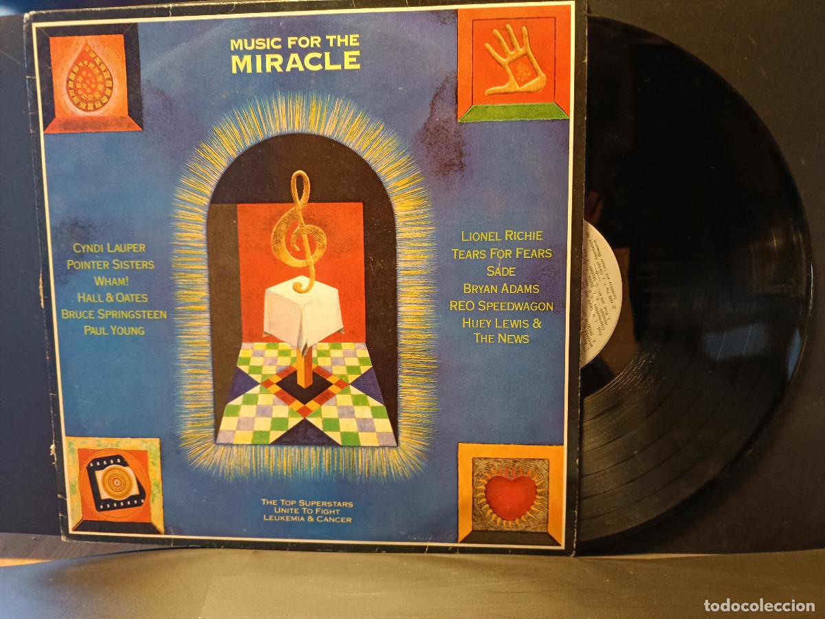Discos de vinilo: MUSIC FOR THE MIRACLE- LP DE VINILO- CON 12 TEMAS - ORIGINAL DEL 86 PEPETO