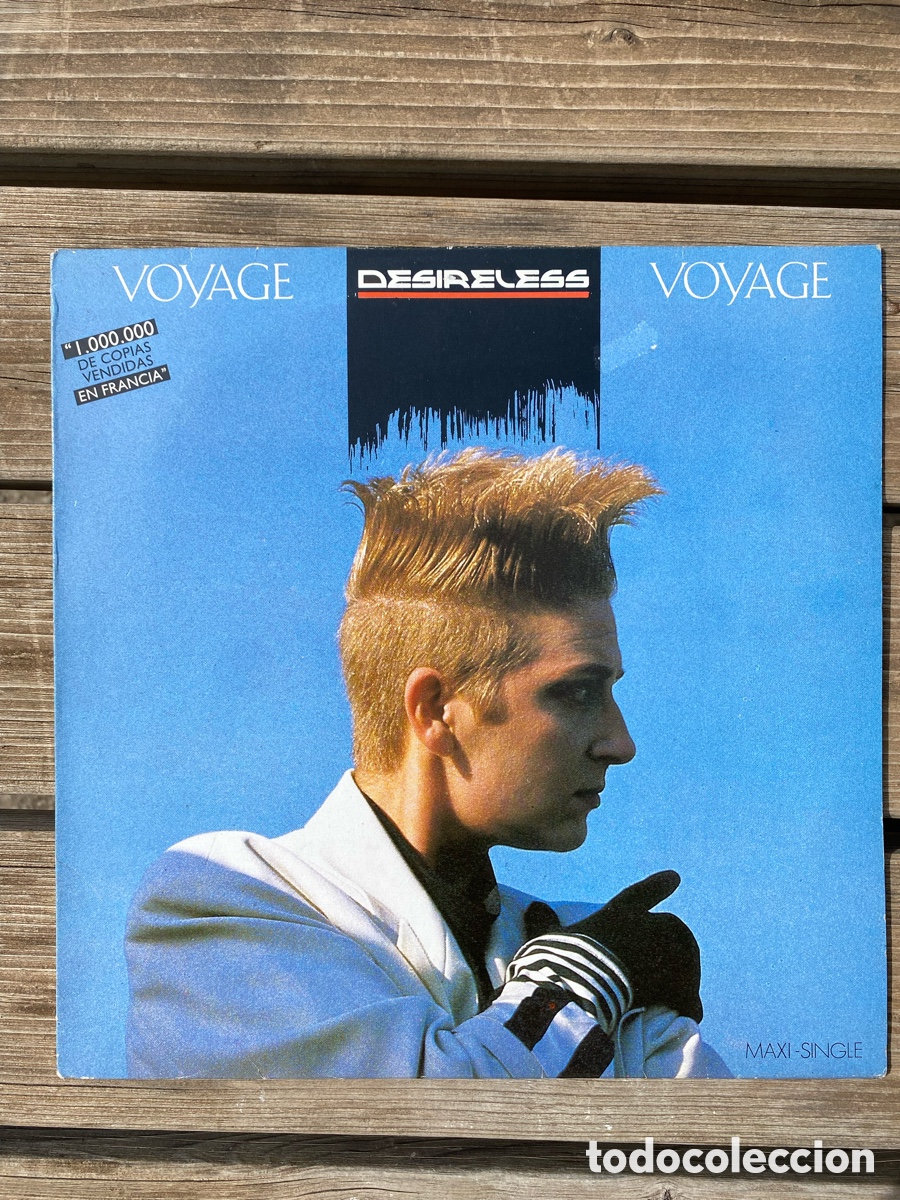 Discos de vinilo: Disco Desireless Voyage Voyage Vinilo 7&rdquo; Single 1986