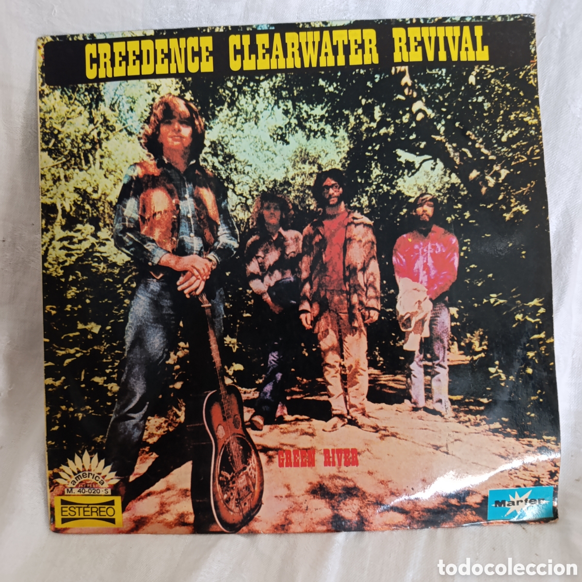 Discos de vinilo: Creedence Clearwater Revival titulado &rdquo;Green River&rdquo;, lanzado originalmente en 1969.