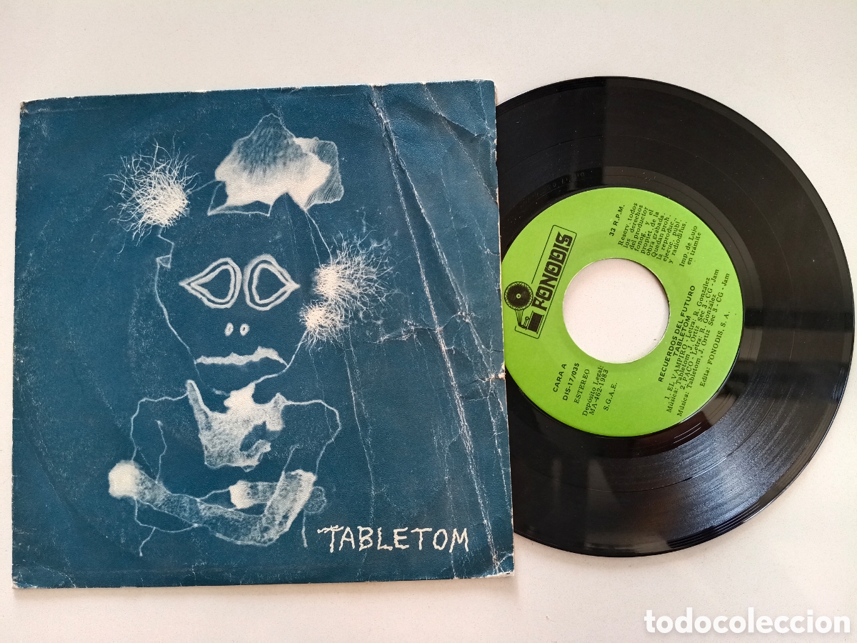 Discos de vinilo: TABLETOM - Recuerdos Del Futuro - SINGLE FONODIS 1983.