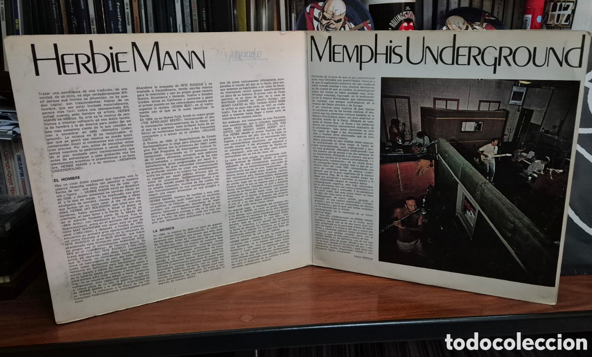 Discos de vinilo: Herbie Mann &ndash; Memphis Underground Lp Spain 1969 - Foto 3