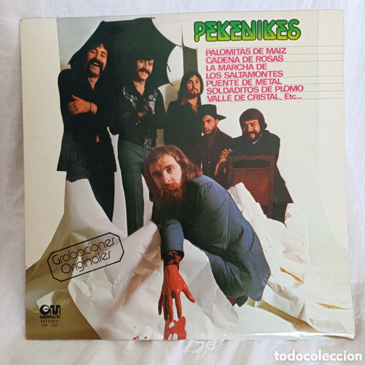 Discos de vinilo: Los Pekenikes titulado &rdquo;Pekenikes&rdquo;, lanzado en 1978 bajo el sello Gramusic.