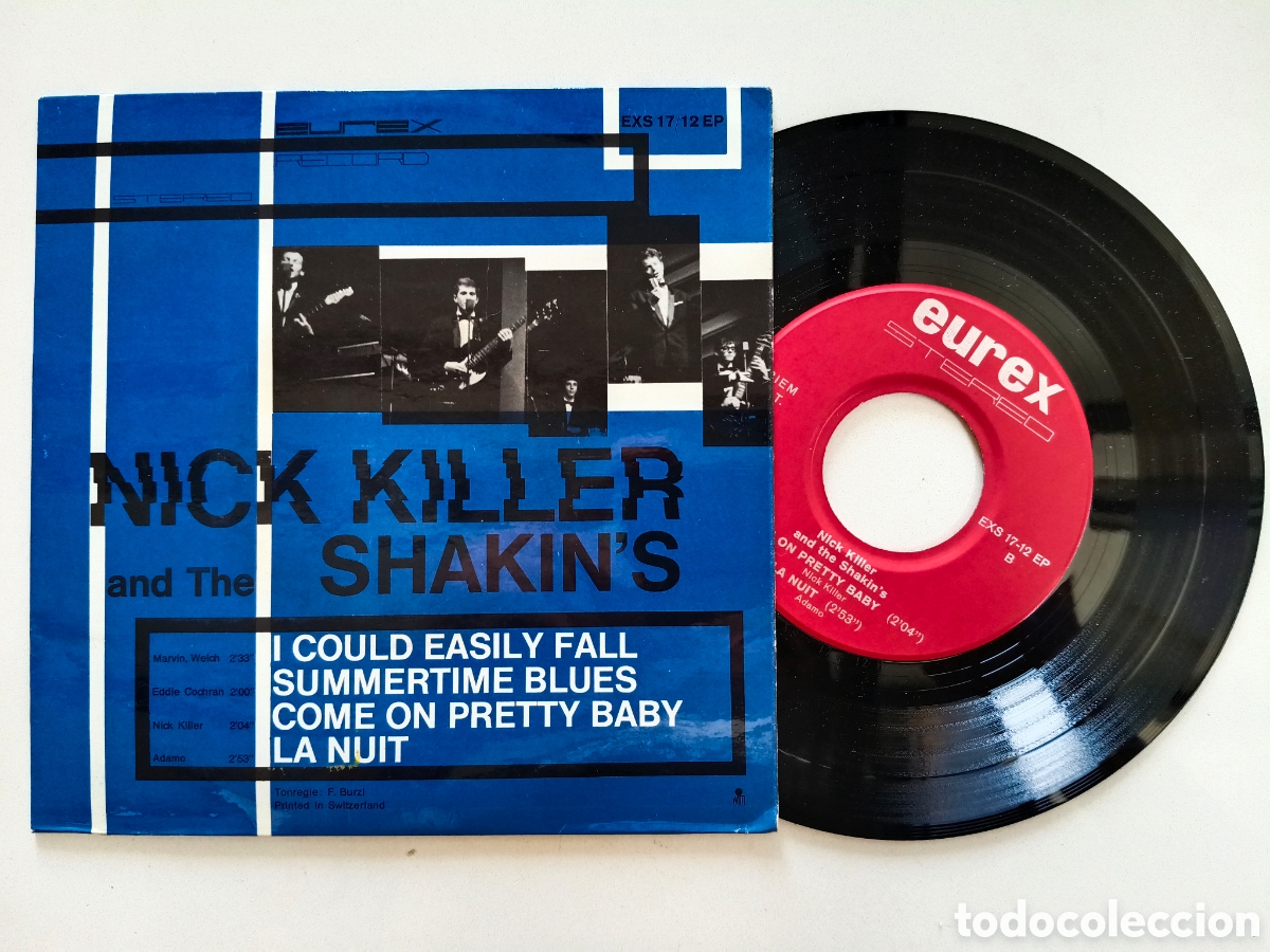 Discos de vinilo: Nick Killer & The Shakin's - EP SUIZA EUREX 1965 FRAT GARAGE R&B BEAT INT. VICIOUS SOCIETY 3.