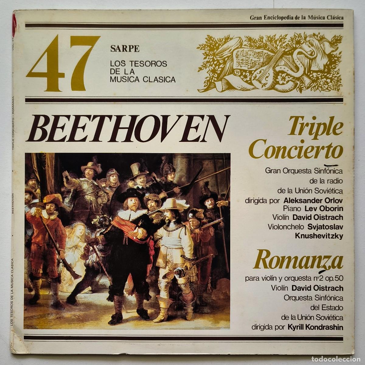 Discos de vinilo: Beethoven - Los Tesoros de la musica clasica - 47