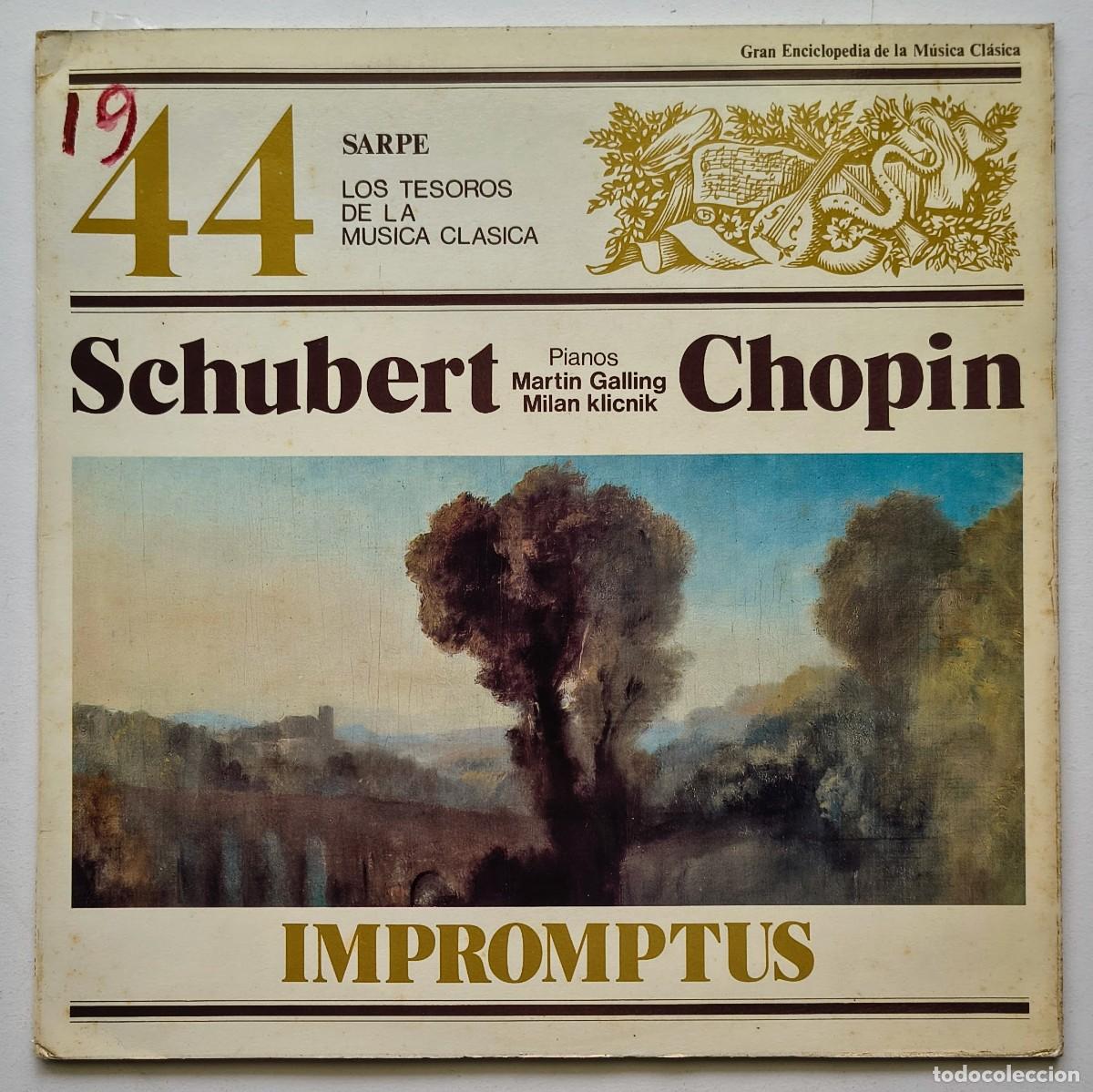 Discos de vinil: Schubert, Chopin - Los Tesoros de la musica clasica - 44