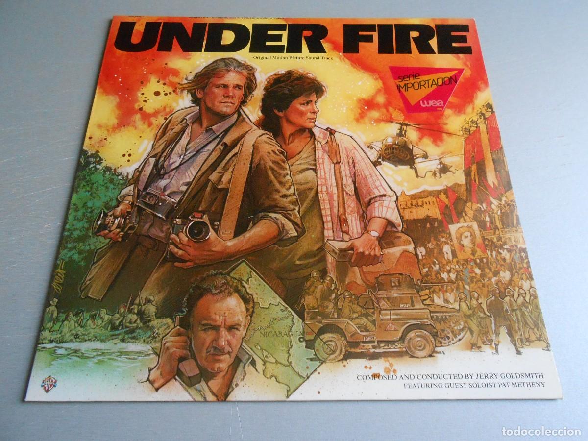 Discos de vinilo: UNDER FIRE - Original Motion Picture -, LP, BAJO FUEGO + 11, A&Ntilde;O 1983, WB RECORDS 92-3965-1 GERMANY