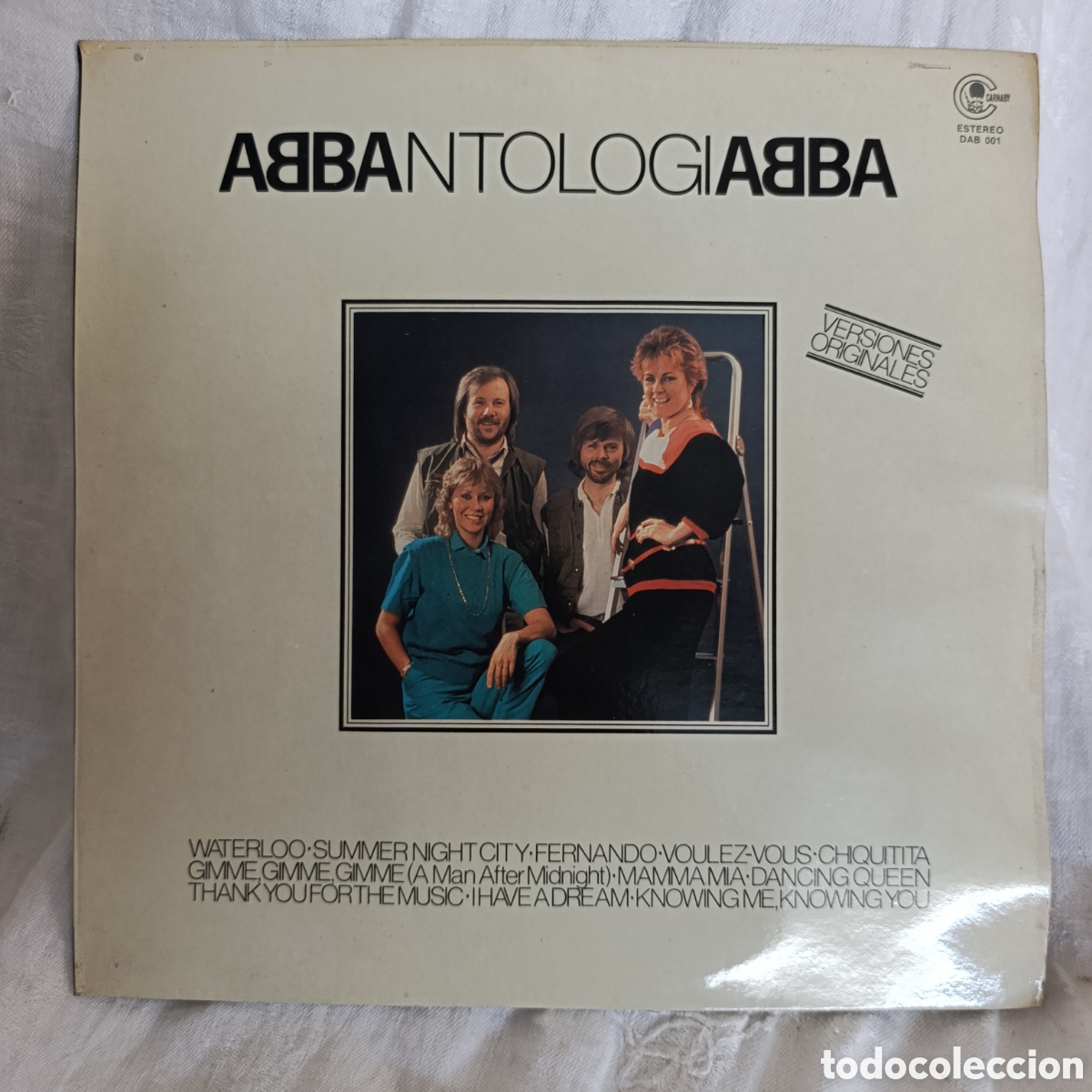 Discos de vinilo: ABBA,&aacute;lbum recopilatorio Antolog&iacute;a, una edici&oacute;n espa&ntilde;ola de 1982