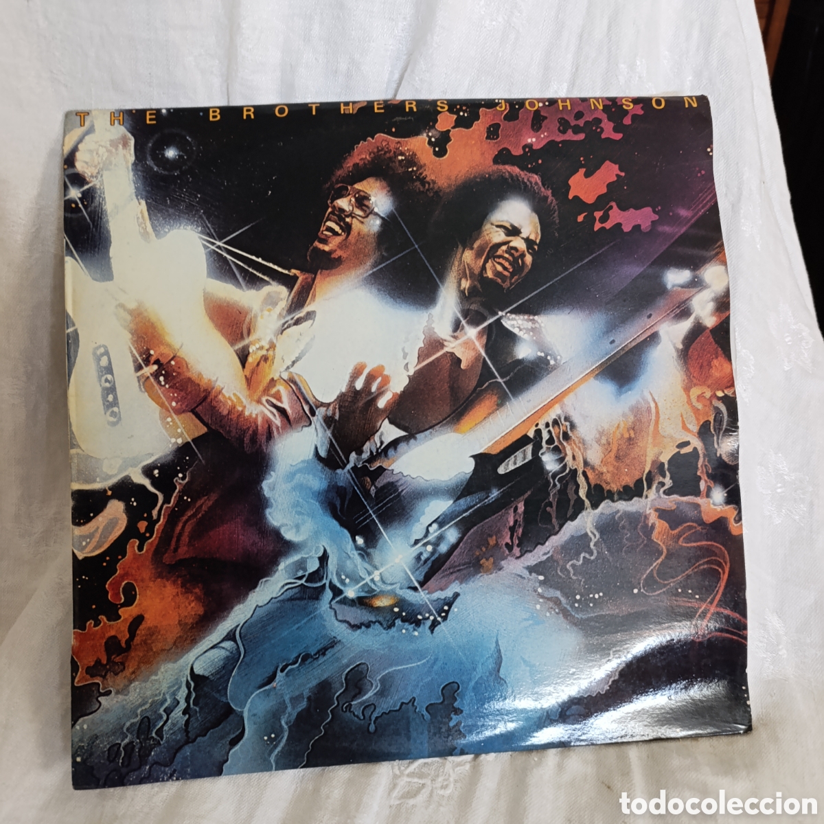 Discos de vinilo: &aacute;lbum &rdquo;&iexcl;&iexcl;Blam!!&rdquo; de The Brothers Johnson, lanzado en 1978.