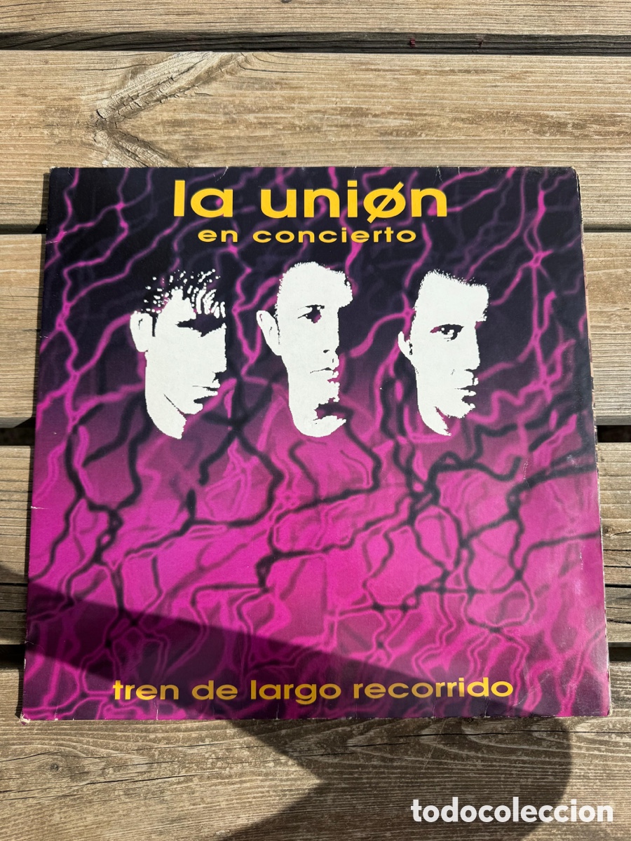 Discos de vinilo: DISCO DOBLE LP, LA UNION EN CONCIERTO TREN DE LARGO RECORRIDO 1992