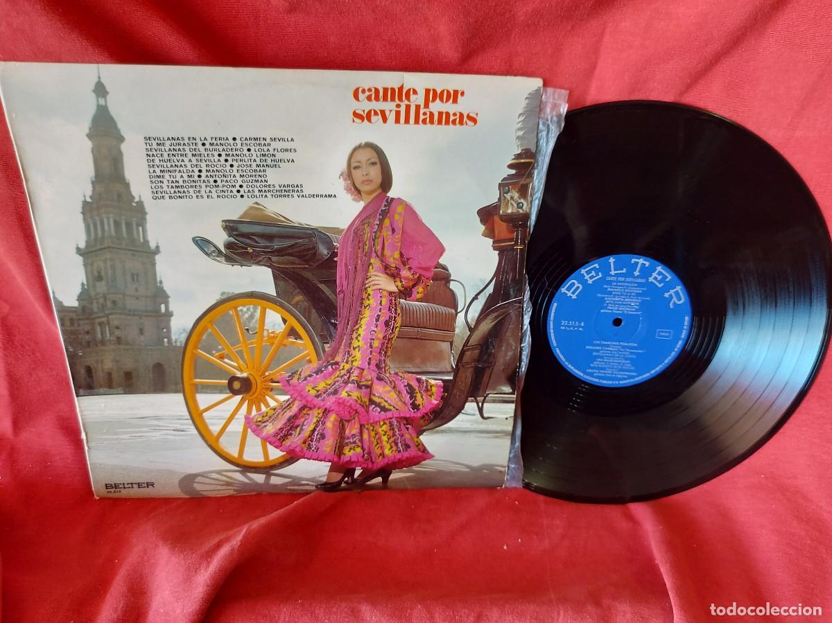 Discos de vinilo: LP CANTE POR SEVILLANAS 1971 ( PEDIDOS M&Iacute;NIMOS 10 &euro; ) CAJA N.&ordm; 4 - LP