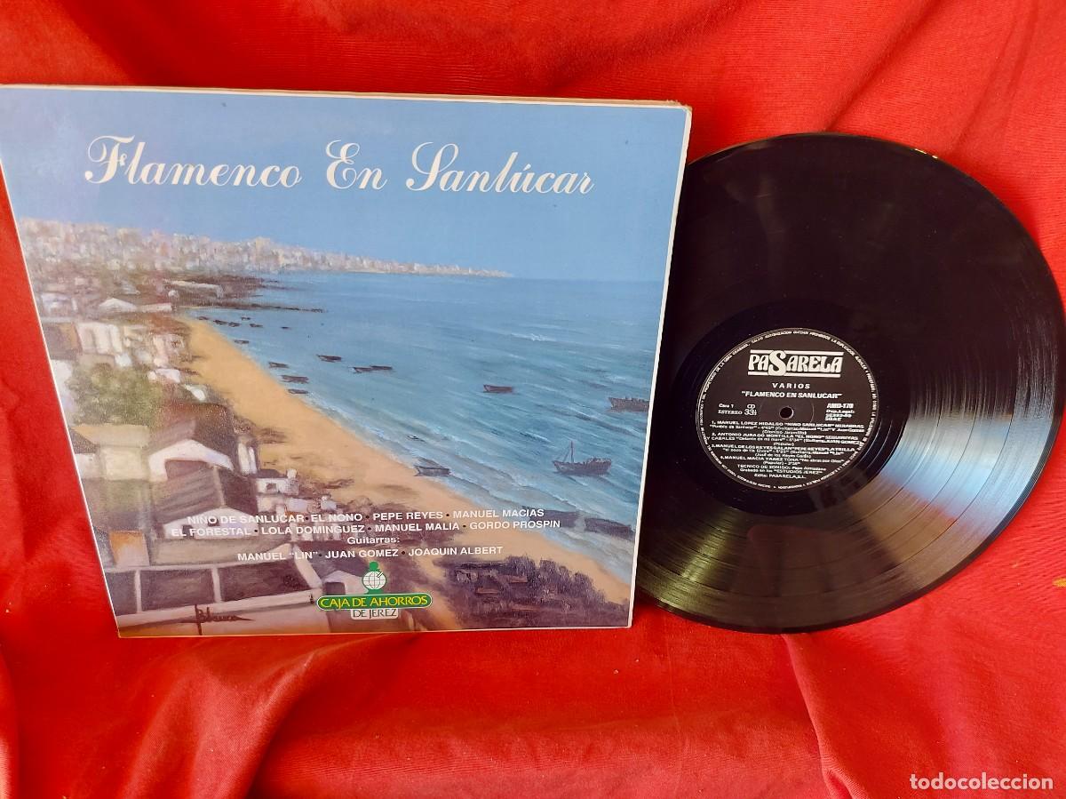 Discos de vinilo: LP FLAMENCO EN SANL&Ugrave;CAR 1990 ( PEDIDOS M&Iacute;NIMOS 10 &euro; ) CAJA N.&ordm; 4 - LP