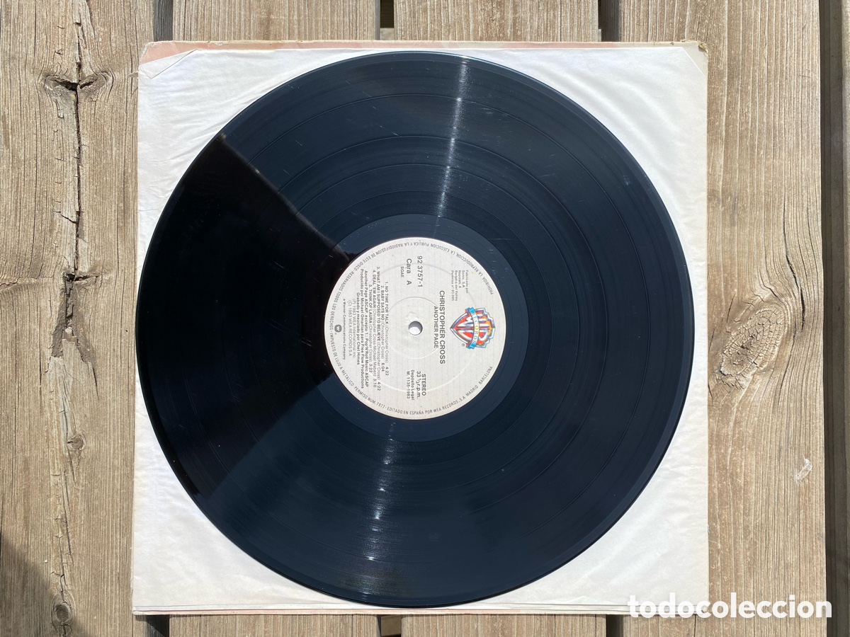 Discos de vinilo: Disco Christopher Cross Another page LP 1983 - Foto 3