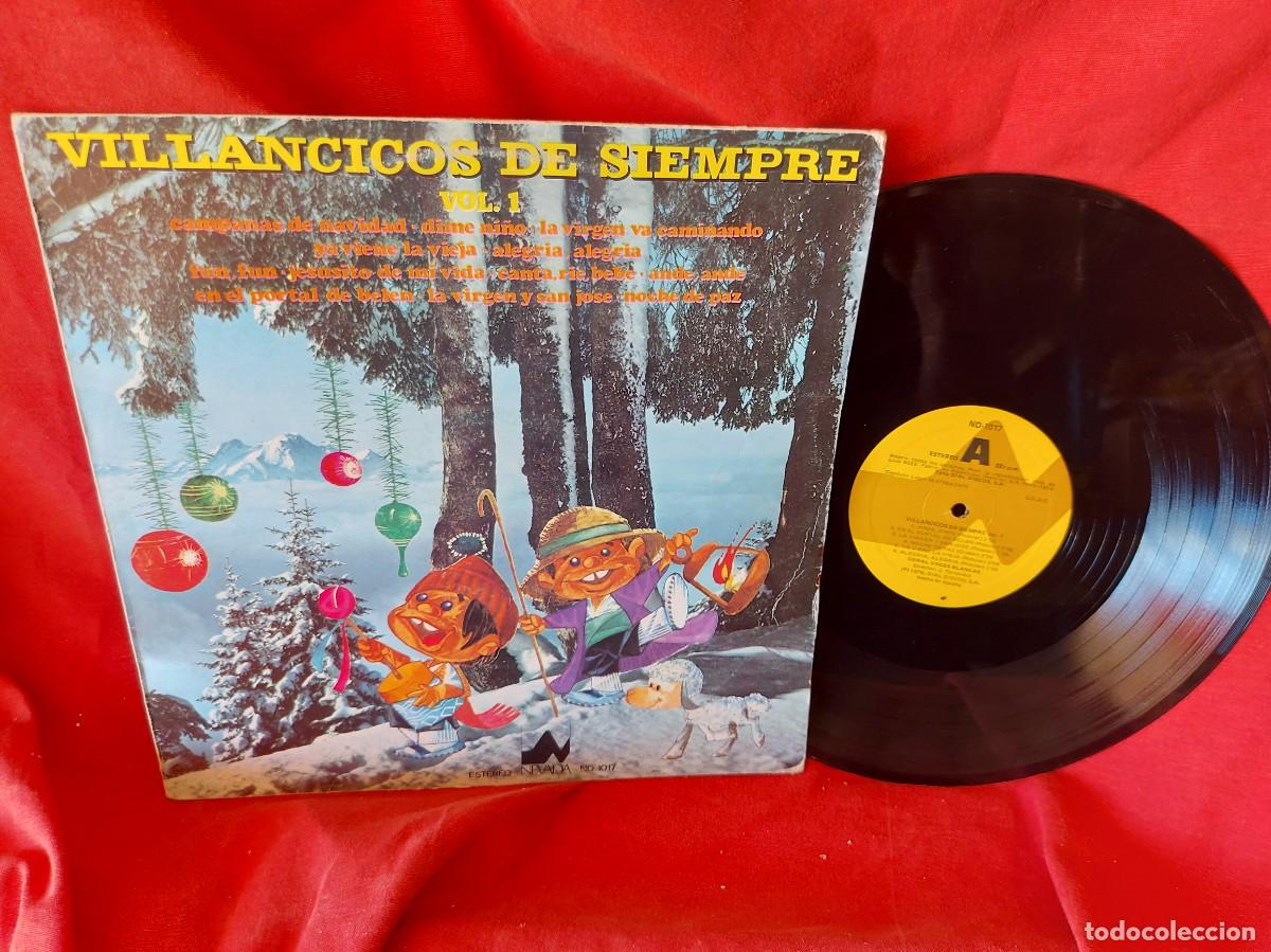 Discos de vinilo: LP VILLANCICOS DE SIEMPRE VOL.1 LP ( PEDIDOS M&Iacute;NIMOS 10 &euro; ) CAJA N.&ordm; 4 - LP