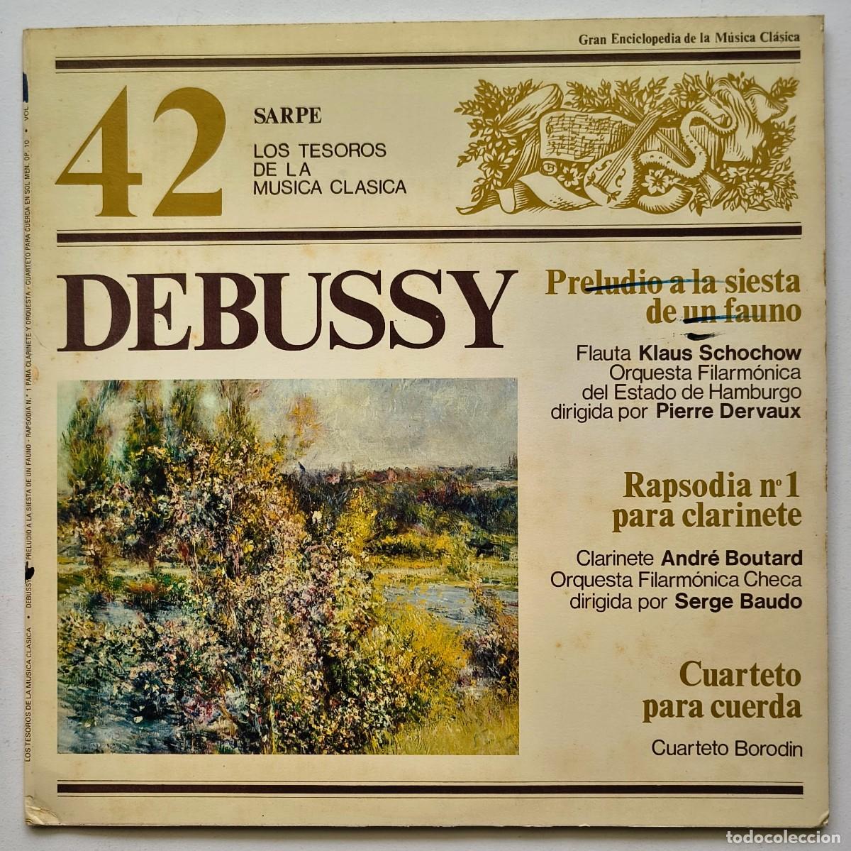 Discos de vinilo: Debussy - Los Tesoros de la musica clasica - 42