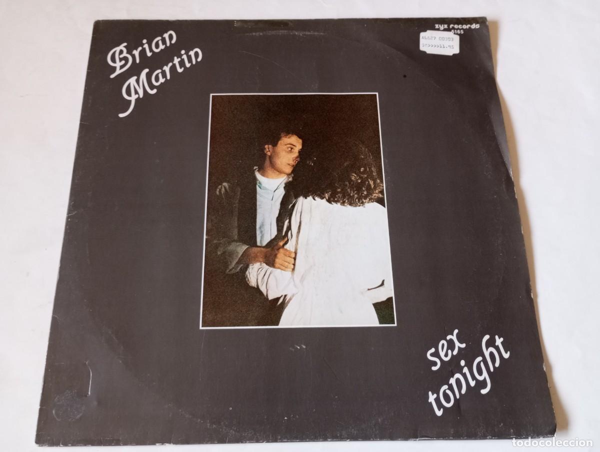 Discos de vinilo: Brian Martin &ndash; Sex Tonight - 1984