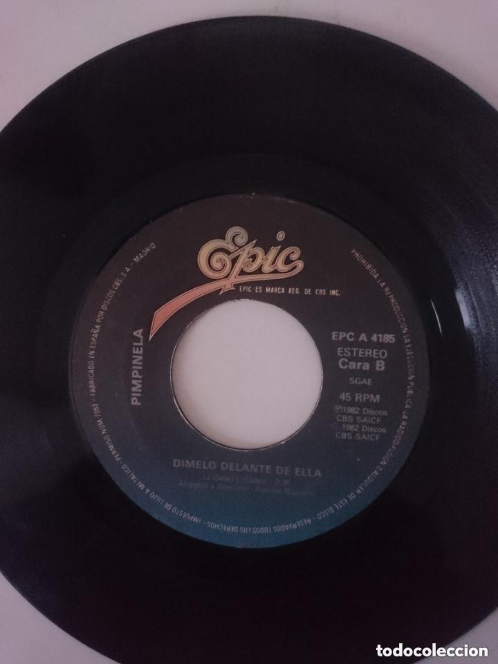 Discos de vinilo: SINGLE - PIMPINELA - A&Ntilde;O 1982 -MIRAR FOTOS