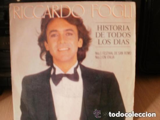 Discos de vinilo: RICARDO FOGLI -- Historia de todos los dias -- SINGLE
