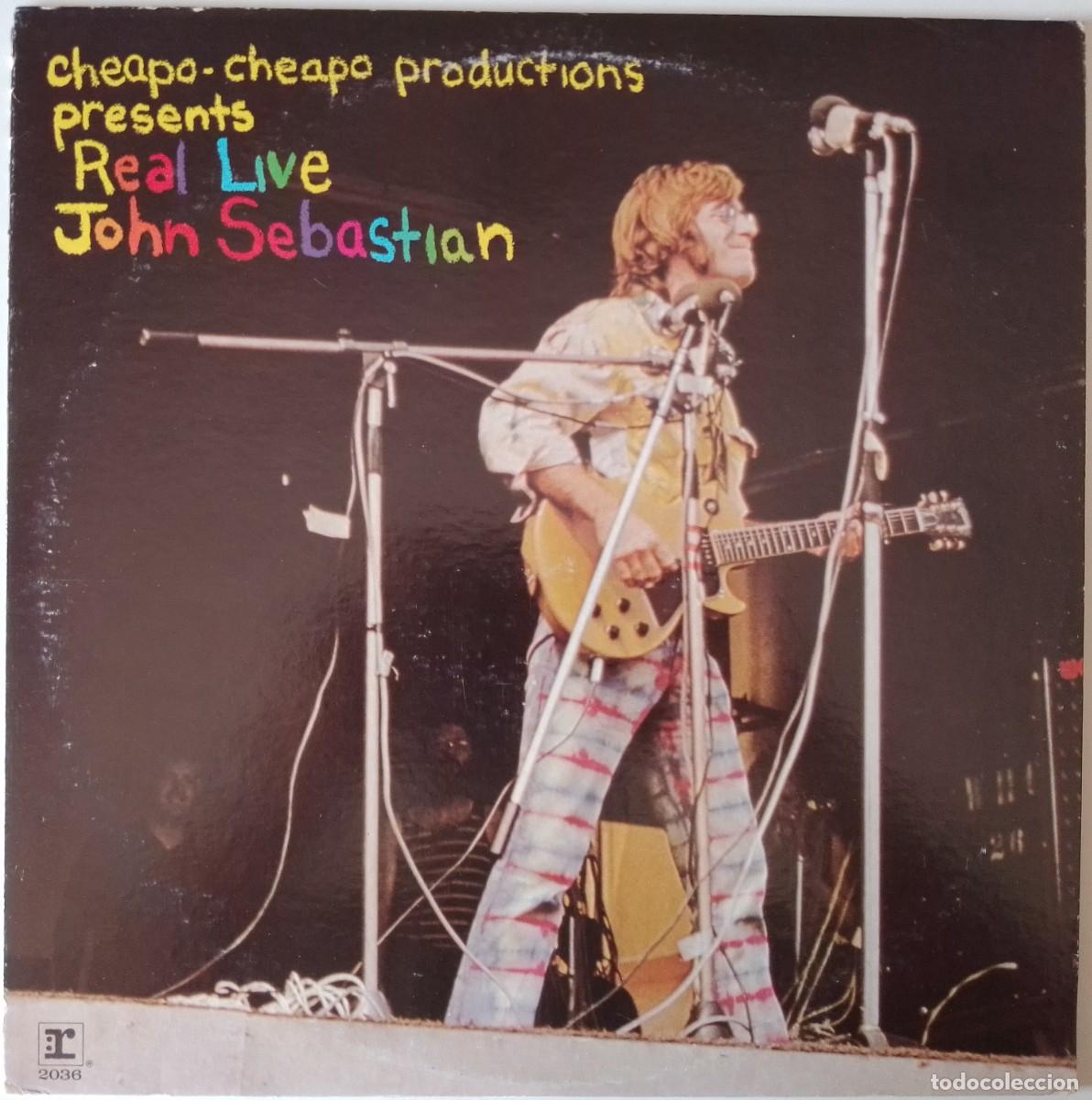 Discos de vinilo: John Sebastian... Real Live. ( Reprise Records 1971 ) Usa. Country, Bluegrass, Folk.