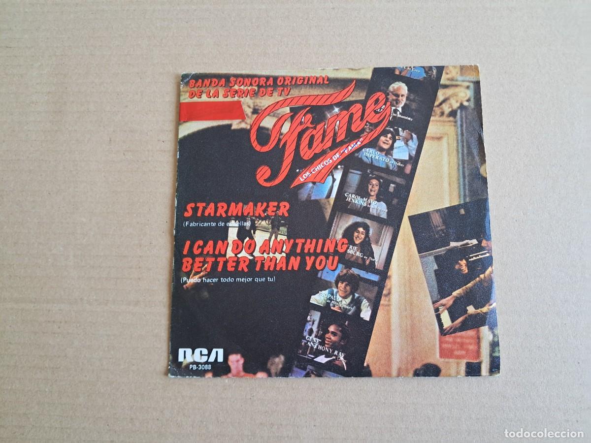 Discos de vinilo: BANDA SONORA - FAME SINGLE PROMOCIONAL 1983 EDICION ESPA&Ntilde;OLA