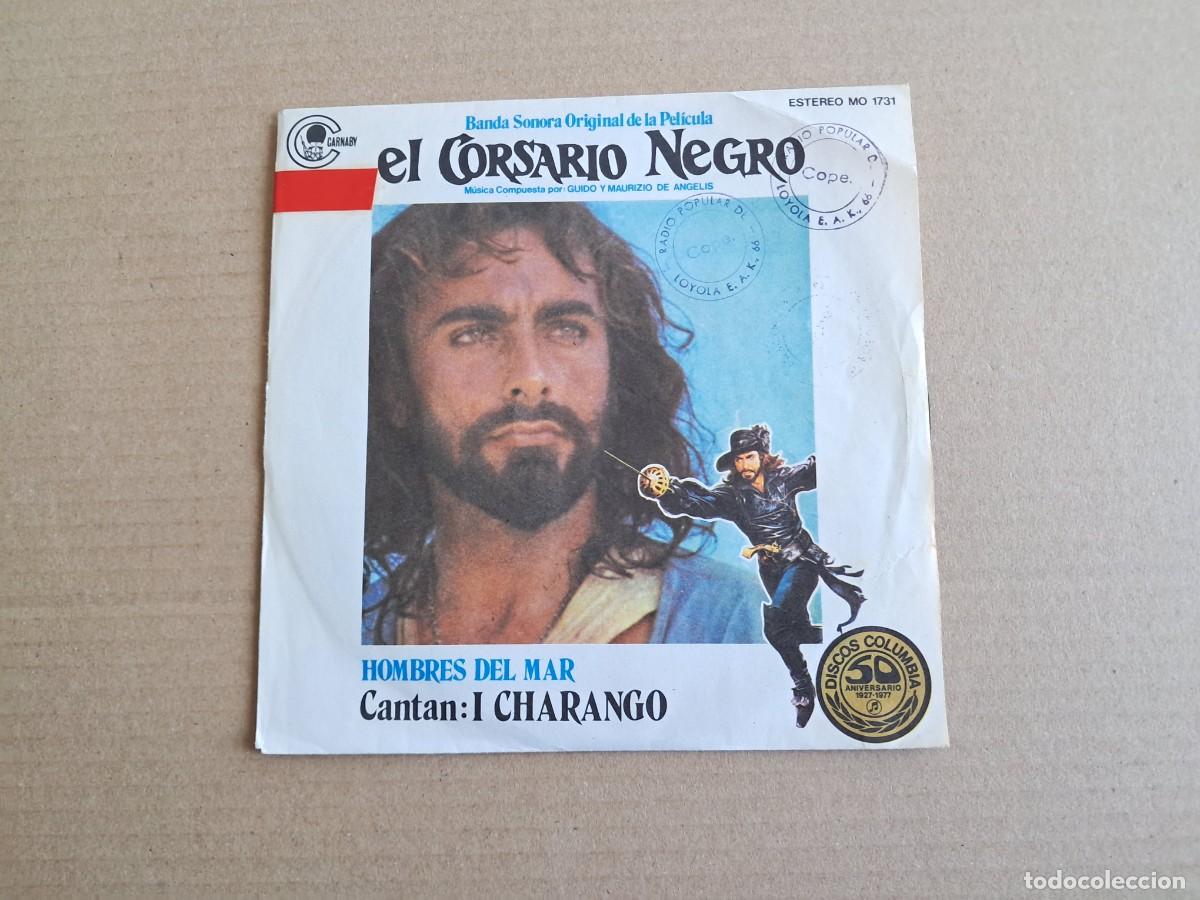 Discos de vinilo: BANDA SONORA - EL CORSARIO NEGRO SINGLE PROMOCIONAL 1977 EDICION ESPA&Ntilde;OLA