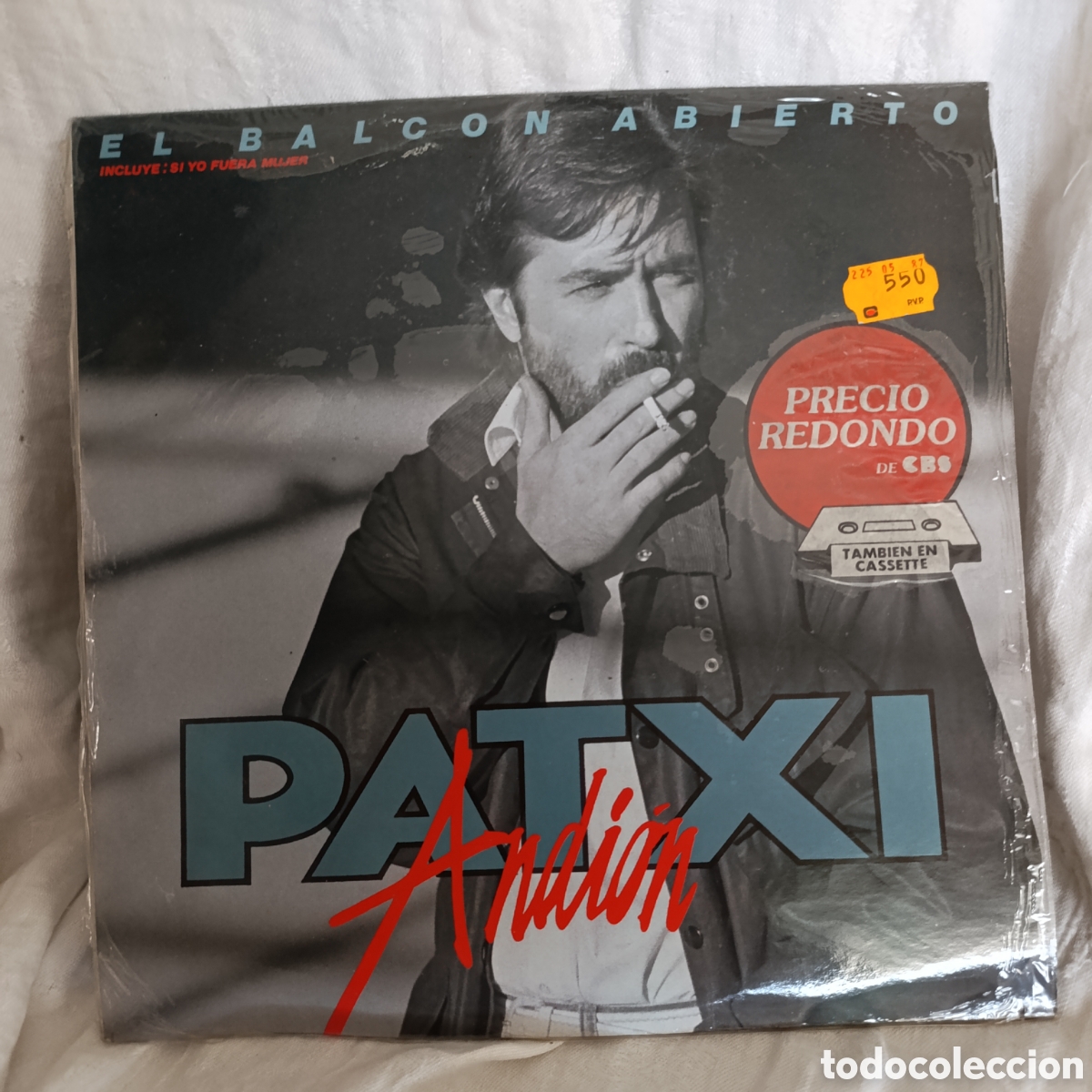 Discos de vinilo: Album &rdquo;El Balc&oacute;n Abierto&rdquo; de Patxi Andi&oacute;n, lanzado originalmente en 1986