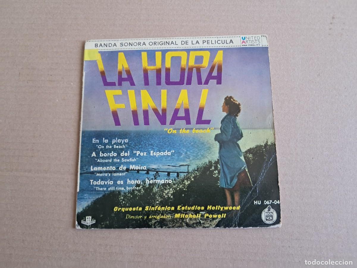 Discos de vinilo: BANDA SONORA - LA HORA FINAL EP 4 TEMAS 1960 EDICION ESPA&Ntilde;OLA