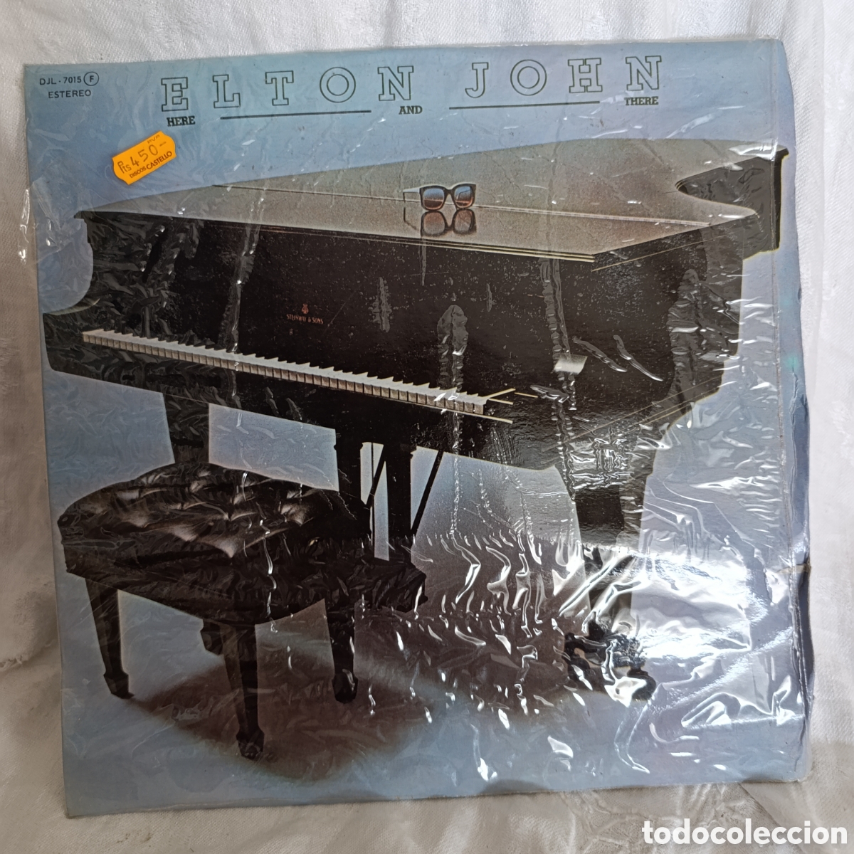 Discos de vinilo: Elton John,&rdquo;Here And There&rdquo;,Live, lanzado originalmente en 1976.
