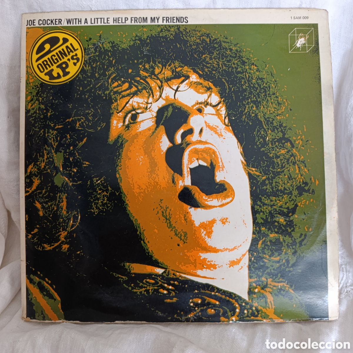 Discos de vinilo: Joe Cocker,&aacute;lbum de estudio debut, titulado &rdquo;With a Little Help from My Friends&rdquo;, lanzado en 1969