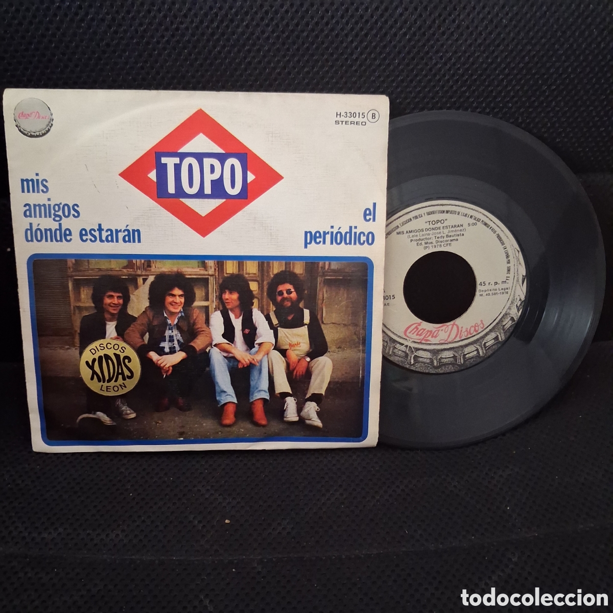 Discos de vinilo: Topo &ndash; Mis Amigos D&oacute;nde Estar&aacute;n / El Peri&oacute;dico