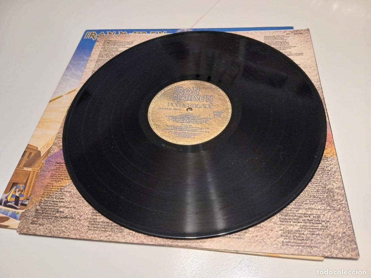 Discos de vinilo: Iron Maiden &ndash; Powerslave- (1984) LP disco vinilo - Foto 4