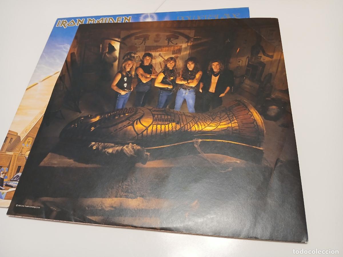 Discos de vinilo: Iron Maiden &ndash; Powerslave- (1984) LP disco vinilo - Foto 5