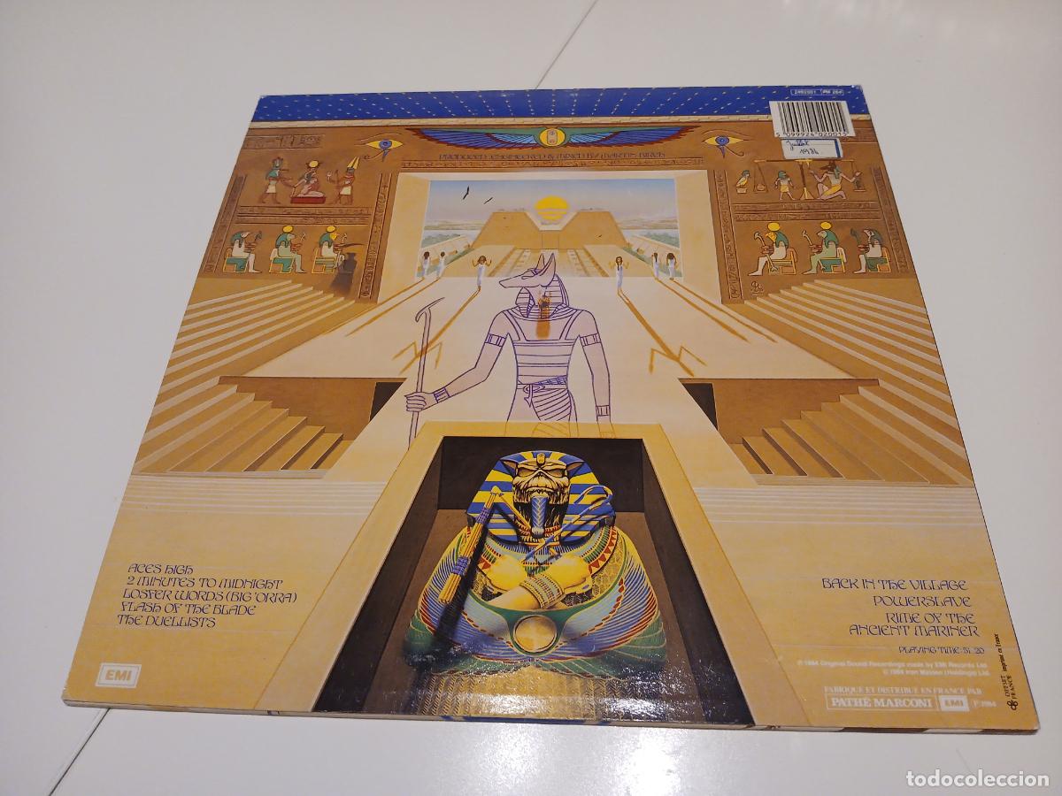 Discos de vinilo: Iron Maiden &ndash; Powerslave- (1984) LP disco vinilo - Foto 9