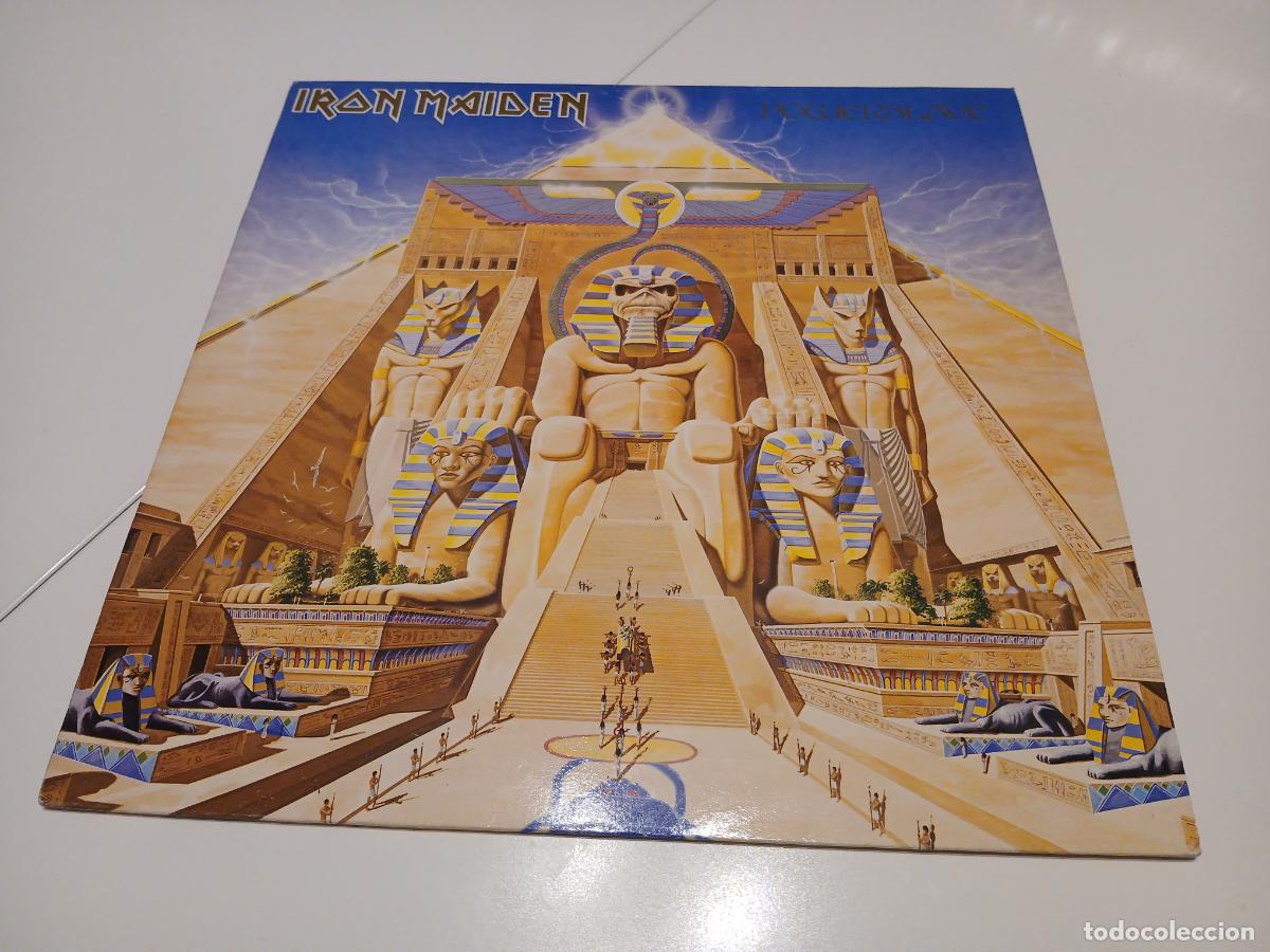 Discos de vinilo: Iron Maiden &ndash; Powerslave- (1984) LP disco vinilo - Foto 1