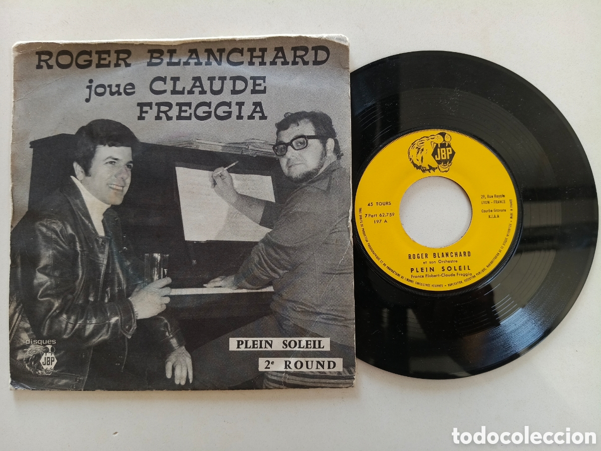 Discos de vinilo: Roger Blanchard Joue Claude Freggia - 2&deg; Round - SG FRANCIA JBP 1970s // GROOVE FUNK