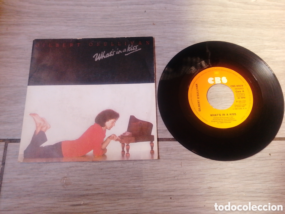 Discos de vinilo: GILBERT O'SULLIVAN - WHAT'S IN A KISS - SINGLE - SPAIN - CBS - CC -