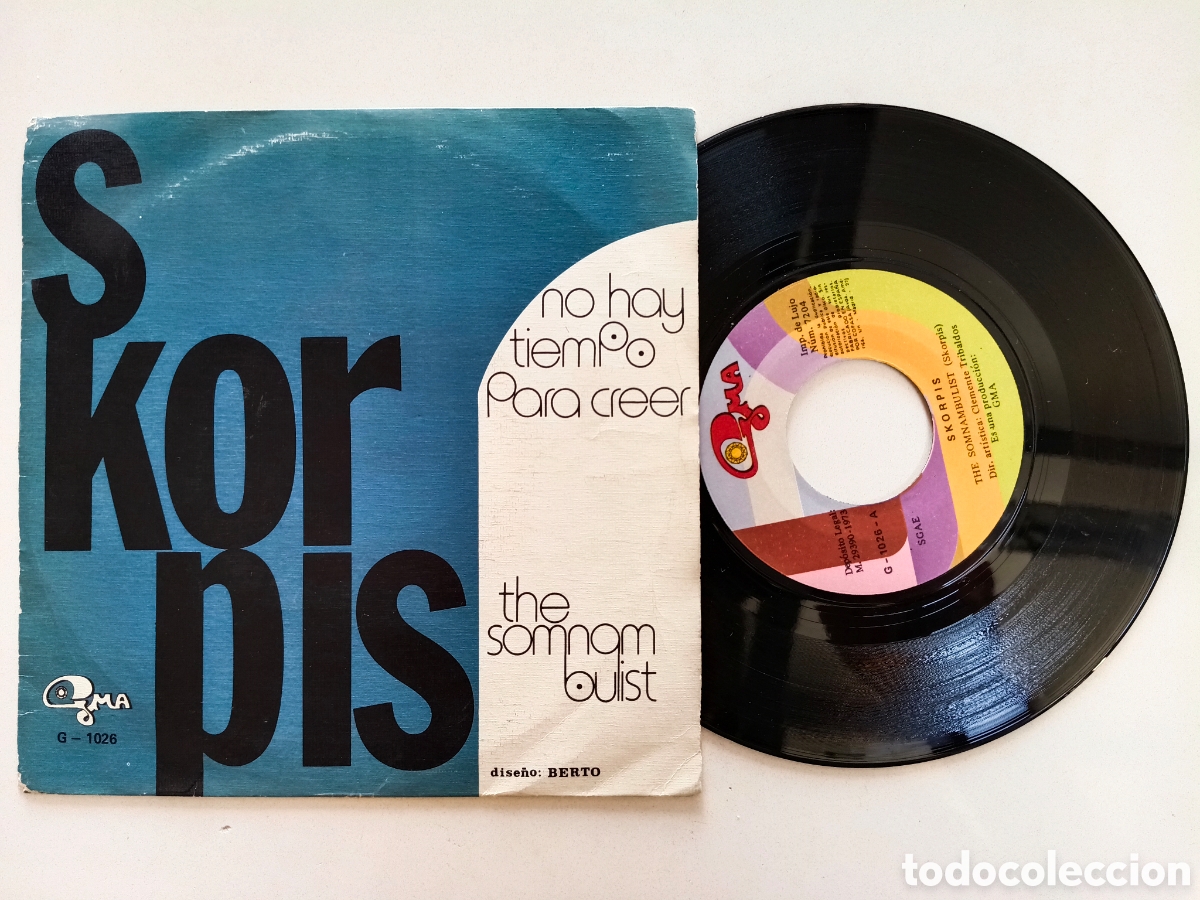 Discos de vinilo: Skorpis - The Somnamboulist - SG GMA 1973 // PSYCH HARD FUZZ ANDERGRAUN VIBRATIONS