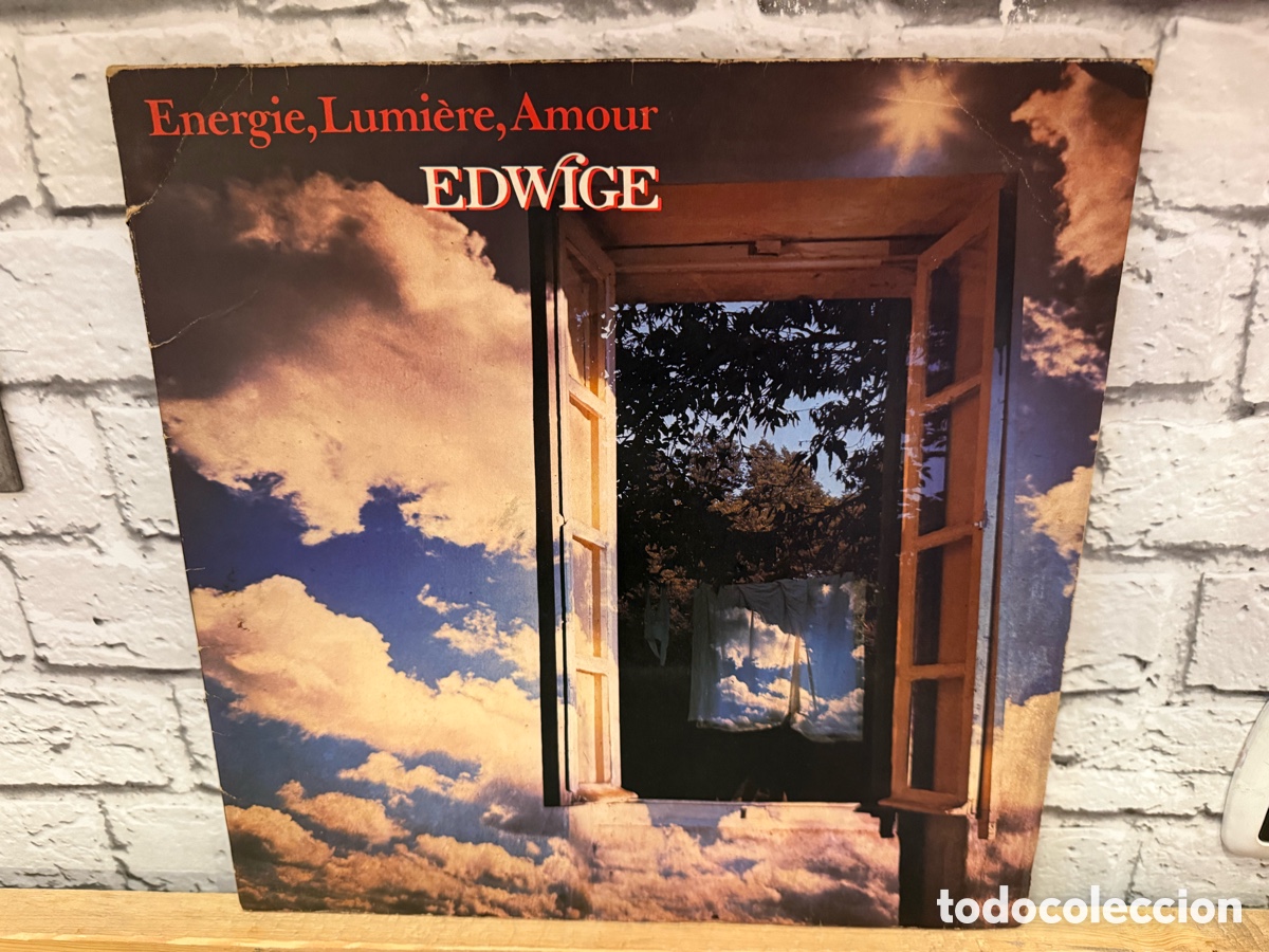 Discos de vinilo: Edwige* &ndash; Energie, Lumi&egrave;re, Amour. Lp vinilo edici&oacute;n francia 1976