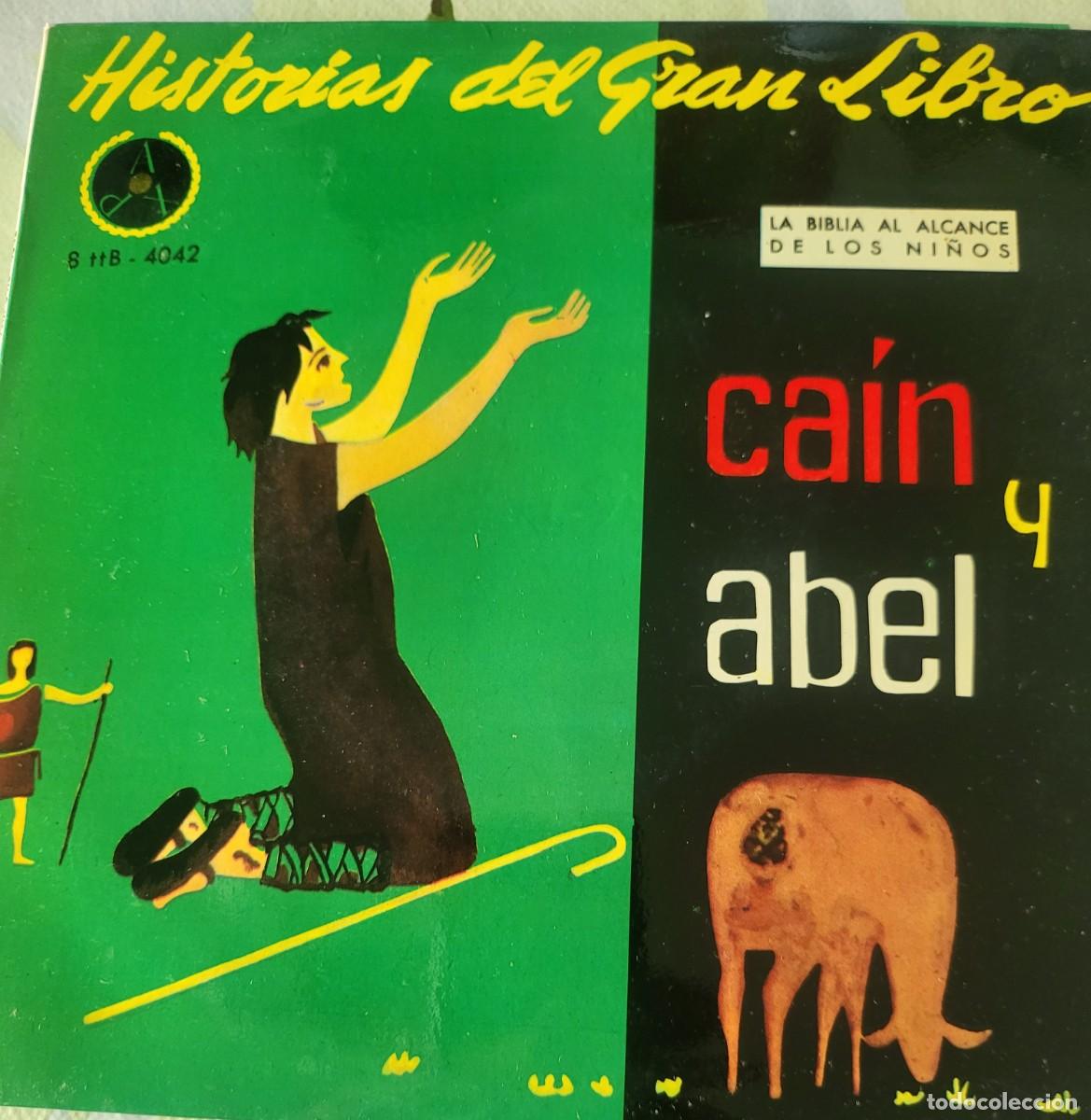 Discos de vinilo: Cain y Abel Ep sello Pax editado en Espa&ntilde;a a&ntilde;o 1961 Historias del gran libro...