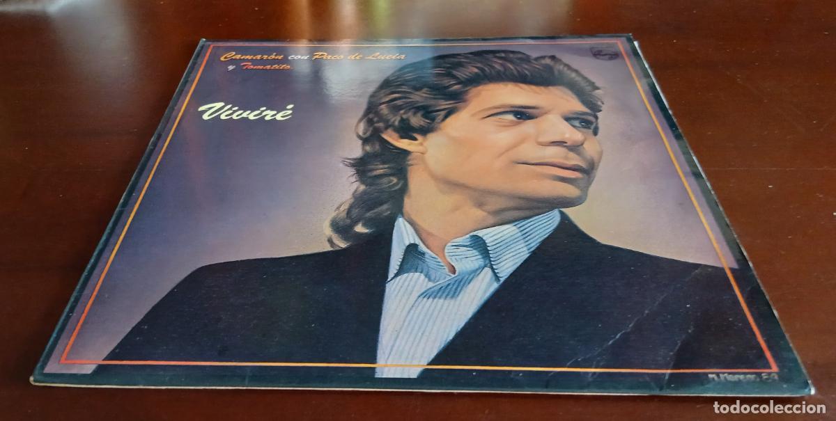 Discos de vinilo: CAMARON CON PACO DE LUCIA Y TOMATITO - VIVIRE - LP - 1984