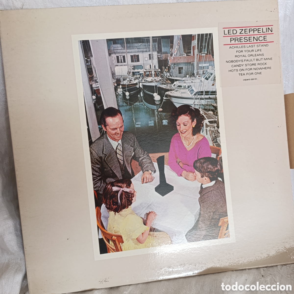 Discos de vinilo: Led Zeppelin,&aacute;lbum &rdquo;Presence&rdquo;,original de epoca 1976