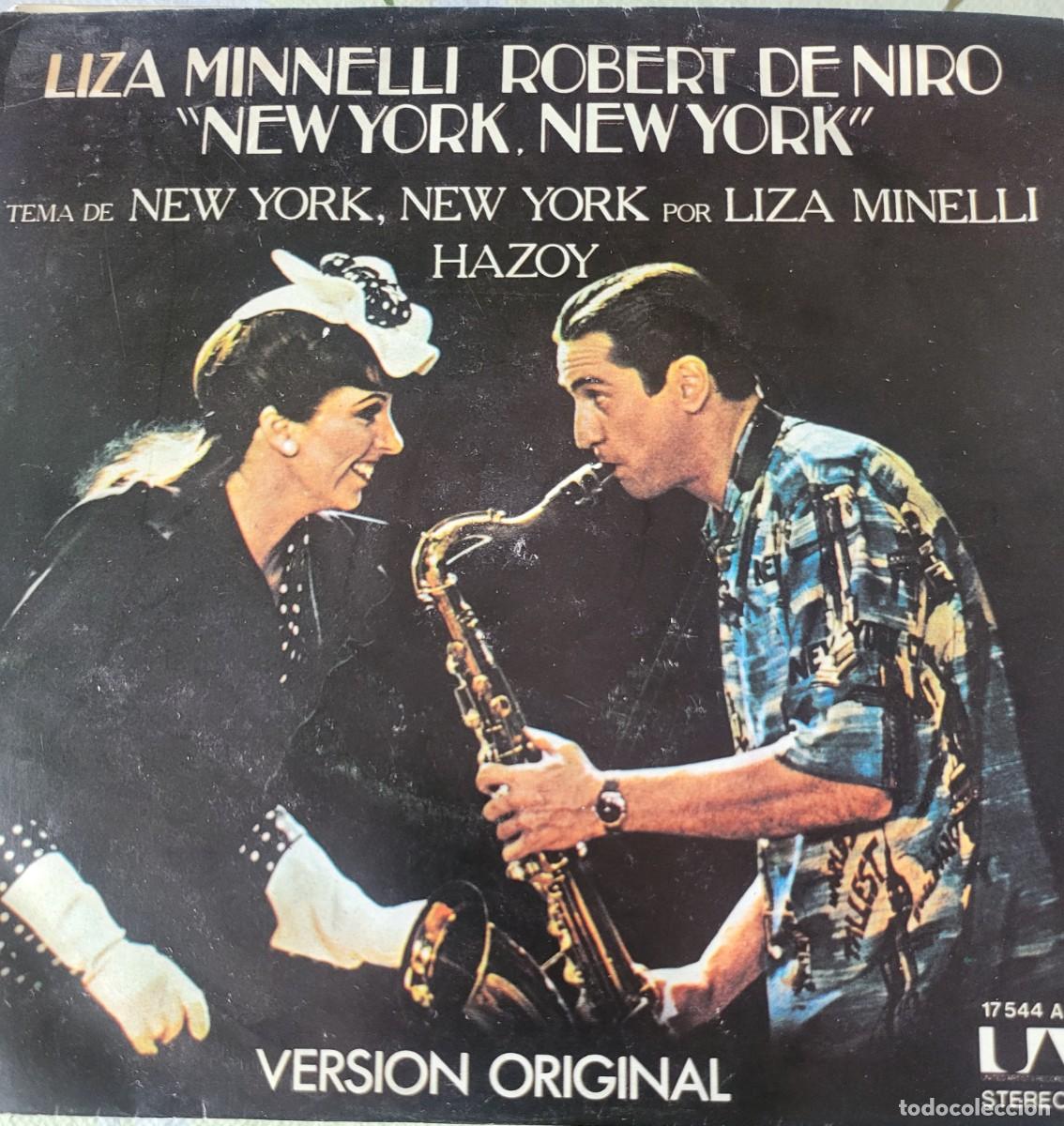Discos de vinilo: LIZA Minnelli single sello UA editado en Espa&ntilde;a a&ntilde;o 1977...del film New York, New York.