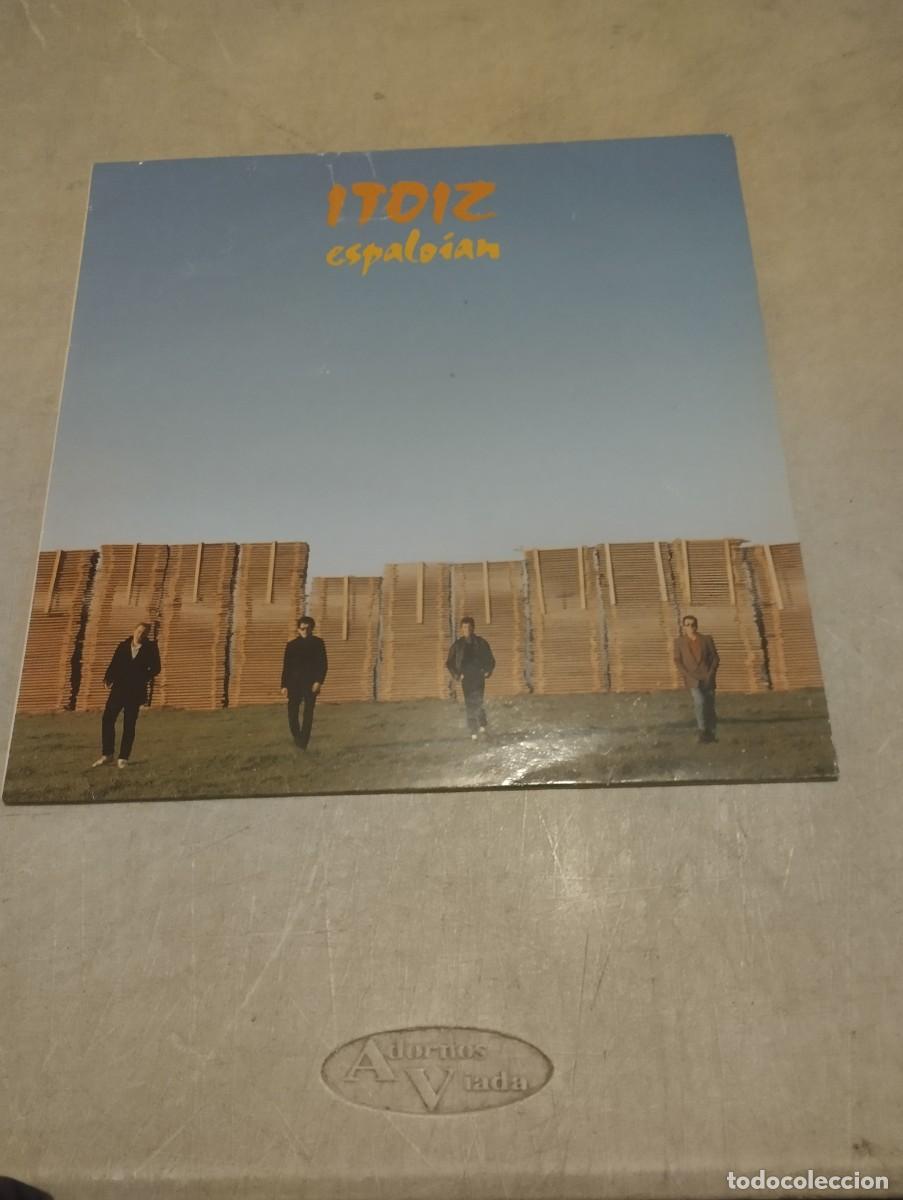 Discos de vinilo: ITOIZ LP ESPALOIAN ESP.1985 ENCARTE LETRAS GALLETA AZUL